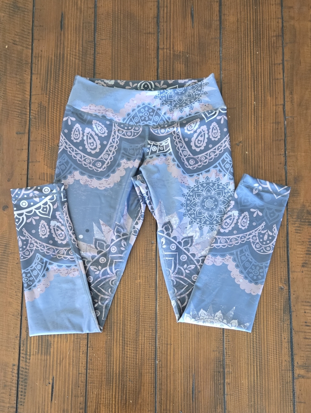 Niyama Sol Blue Paisley Mandala Leggings